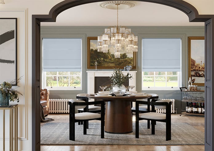 Norleigh, Sky - Twist&Fit Roman Blind - Image 7